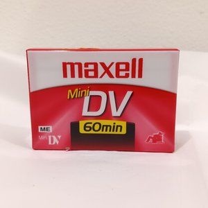 Maxell Mini DV 60 Min Cassette Brand Sealed, NEW